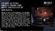 Best Acting Institute In Kolkata