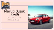 Swift on road Price