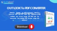 Outlook to PDF Converter Software - Softaken Software
