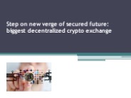 Decentralized crypto exchange (1)