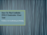 Find Reliable HVAC Contractor