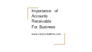 Importance of Accounts Receivable For Business