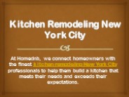 Kitchen Remodeling New York City