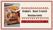 Top French Restaurants in Dubai