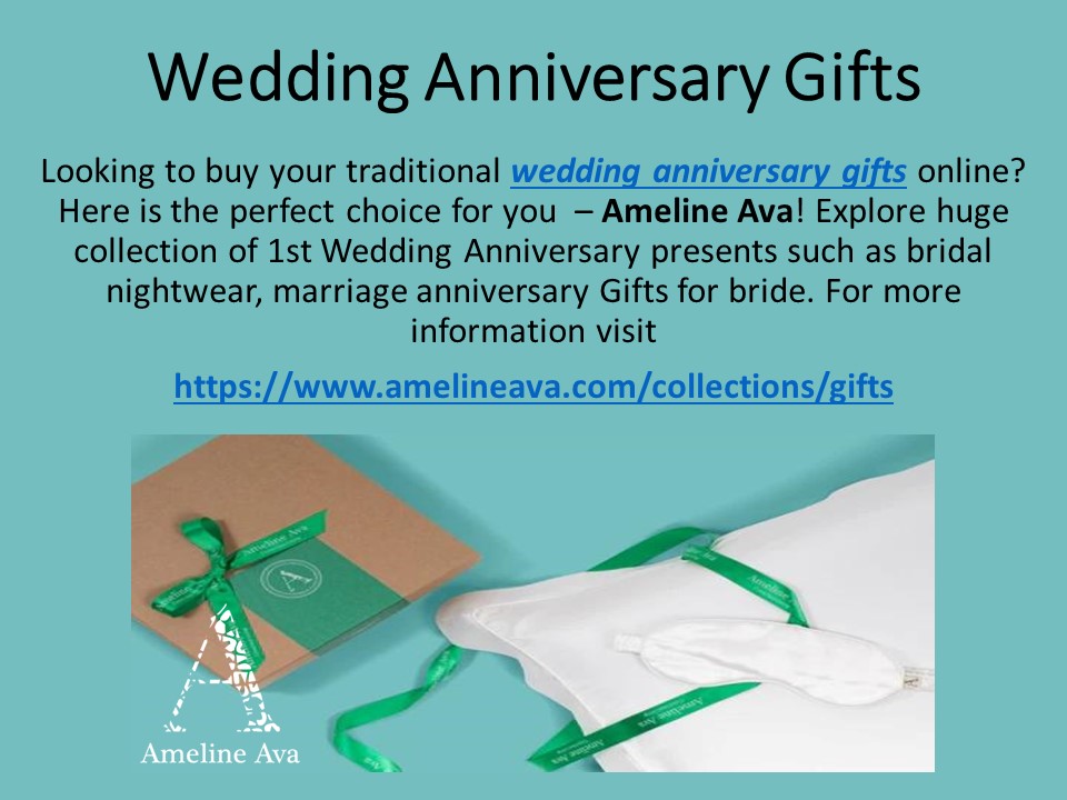 Wedding Anniversary Gifts