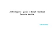 a guide to smart contract security audits