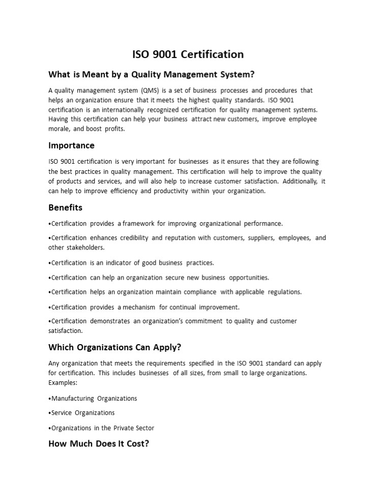 iso 9001 certification in mumbai