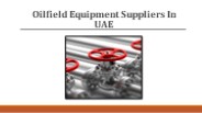 Oilfield Equipment Suppliers