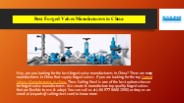 Best Forged Valves Manufacturers in China