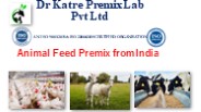 Animal Feed Premix from India