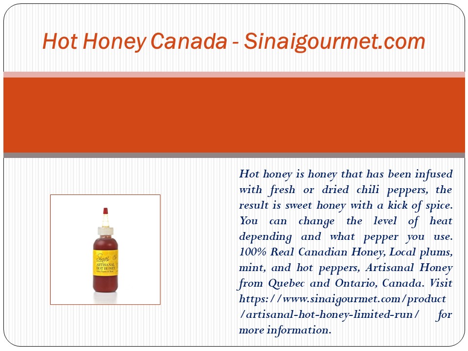 PPT Hot Honey Canada PowerPoint presentation