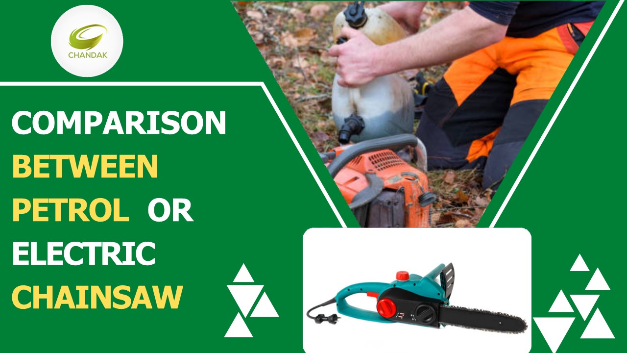 PPT COMPARISON BETWEEN PETROL OR ELECTRIC CHAINSAW PowerPoint