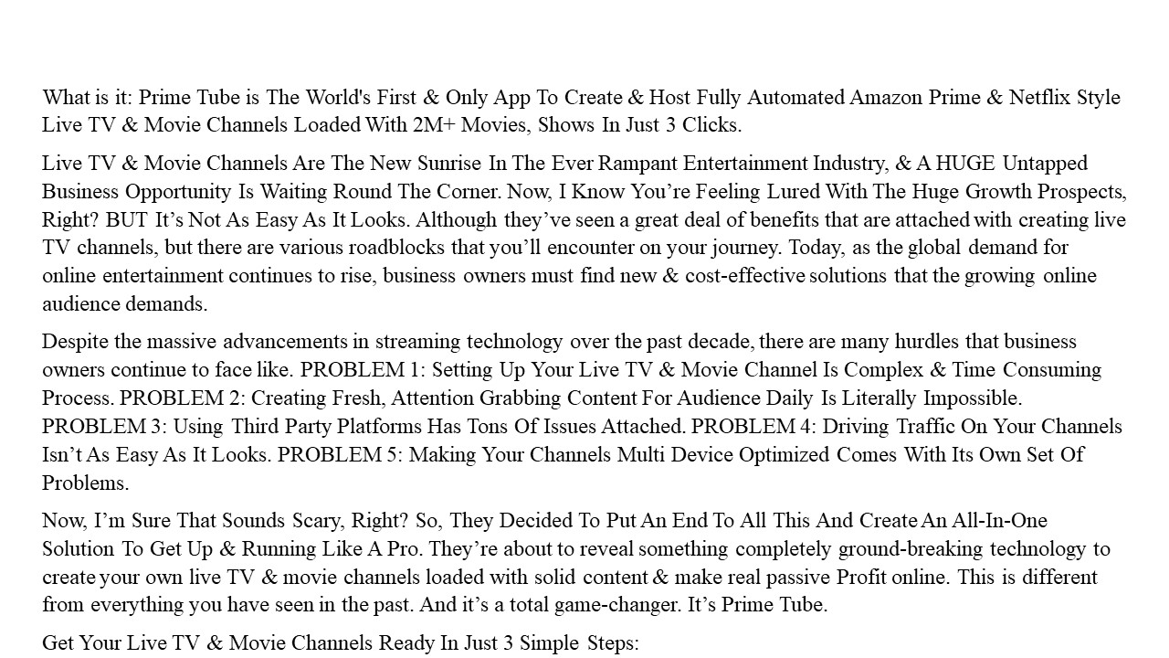 presentation player overlay