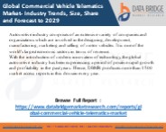 Global Commercial Vehicle Telematics Market