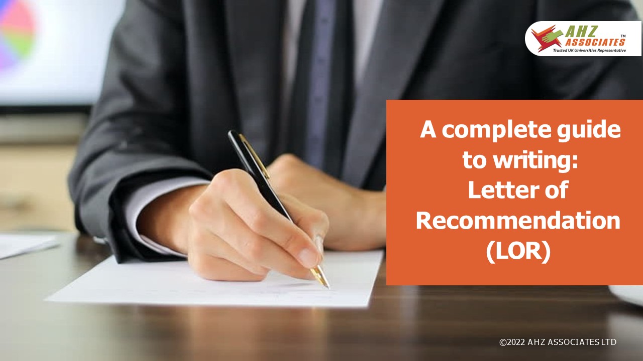 Letter of Recommendation (LOR)