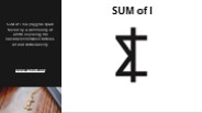 SUM of I