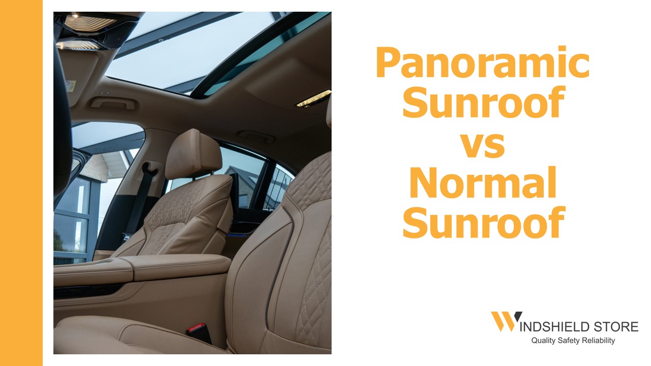 PPT Panoramic Sunroof vs Normal Sunroof PowerPoint presentation
