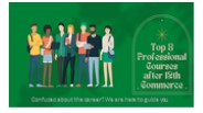 Top 8 Professional Courses after 12th Commerce