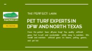 Benefits of Pet Turf