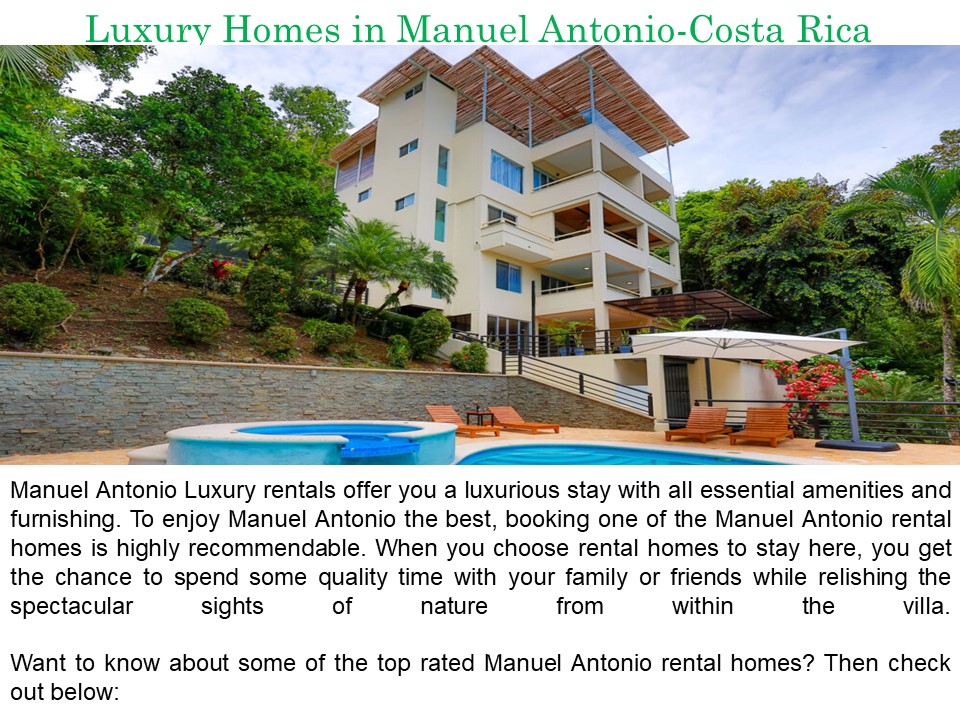 Luxury Homes in Manuel Antonio-Costa Rica