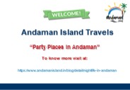 Party Places In Andaman