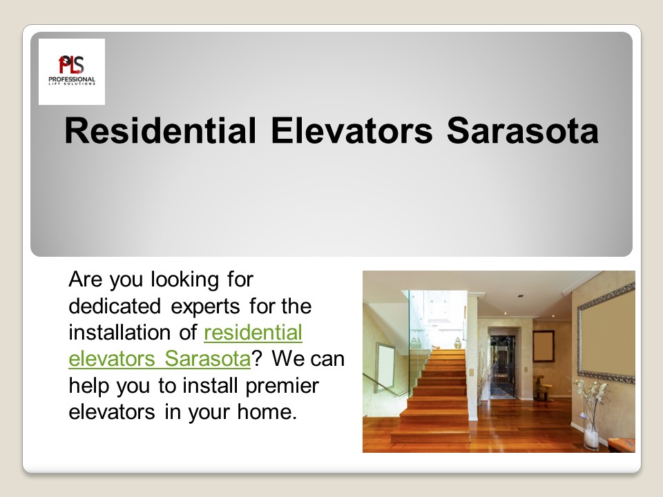 Residential Elevators Sarasota