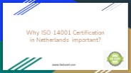 Why ISO 14001 Certification in Netherlands important