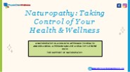 Physio Chiro Wellness Offers Naturopathy Services Nearby