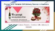Send Online Cakes, Flowers, Combos Gifts delivery in Adelaide