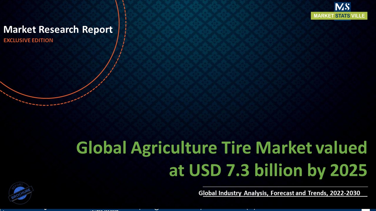 Agriculture Tire Market valued at USD 7.3 billion by 2025