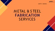 Fabrication Service in Ontario