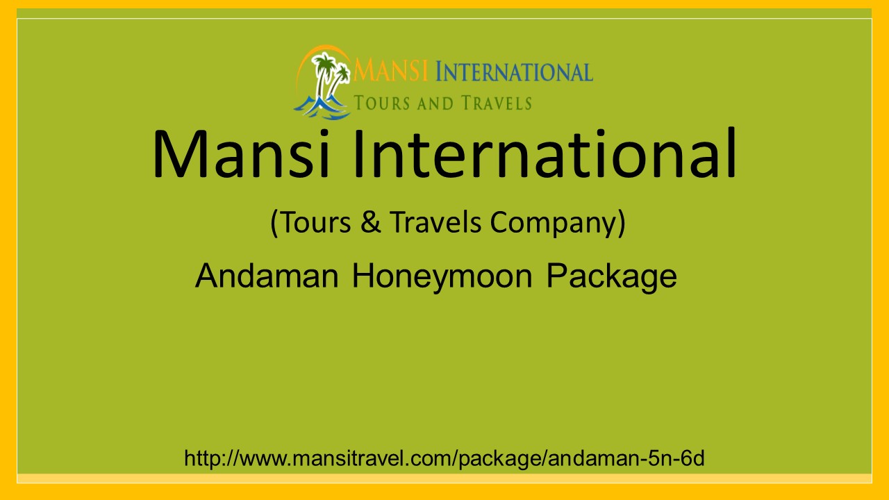 Andaman Honeymoon Package