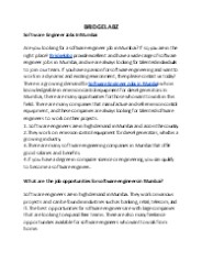 Software Engineer Jobs In Mumbai | Bridgelabz
