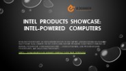 Intel Products Showcase: Intel-Powered Computers