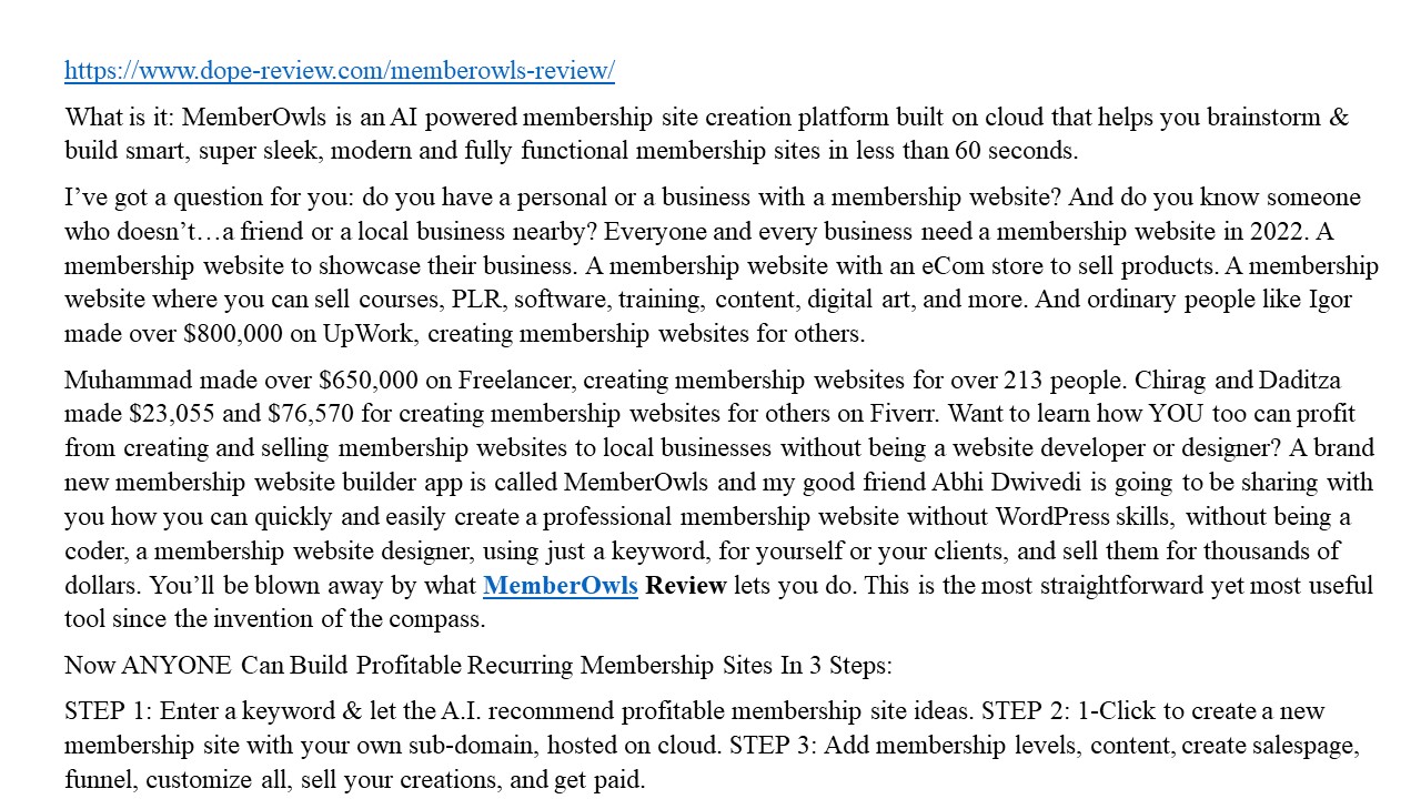presentation player overlay