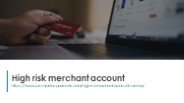 High risk merchant account
