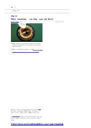 These inventions can help save the Earth