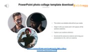 Simple PowerPoint Photo Collage Template Download Slide
