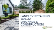Langley Retaining Walls