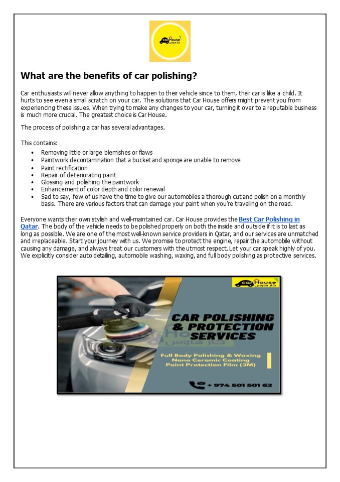 Car Polish in Qatar
