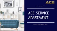 SERVICE APARTMENTS DELHI | ACE Service Apartment
