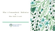 What is transcendental meditation & how does it work