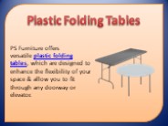 Plastic Folding Tables_