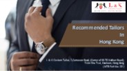 Custom Tailored Suits- L & K Bespoke Tailor