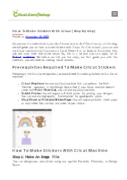 How To Make Stickers With Cricut [Step-by-step]