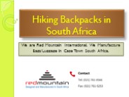 Hiking Backpacks in South Africa