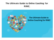 online coaching for rimc