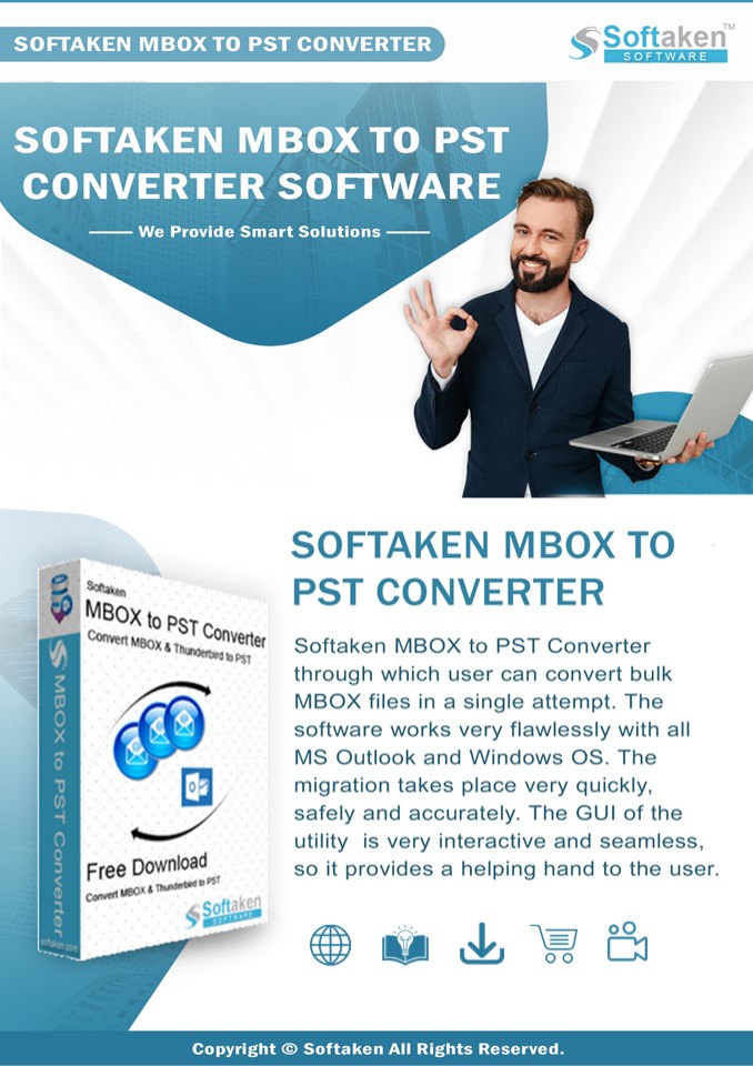 Softaken MBOX to PST Converter software