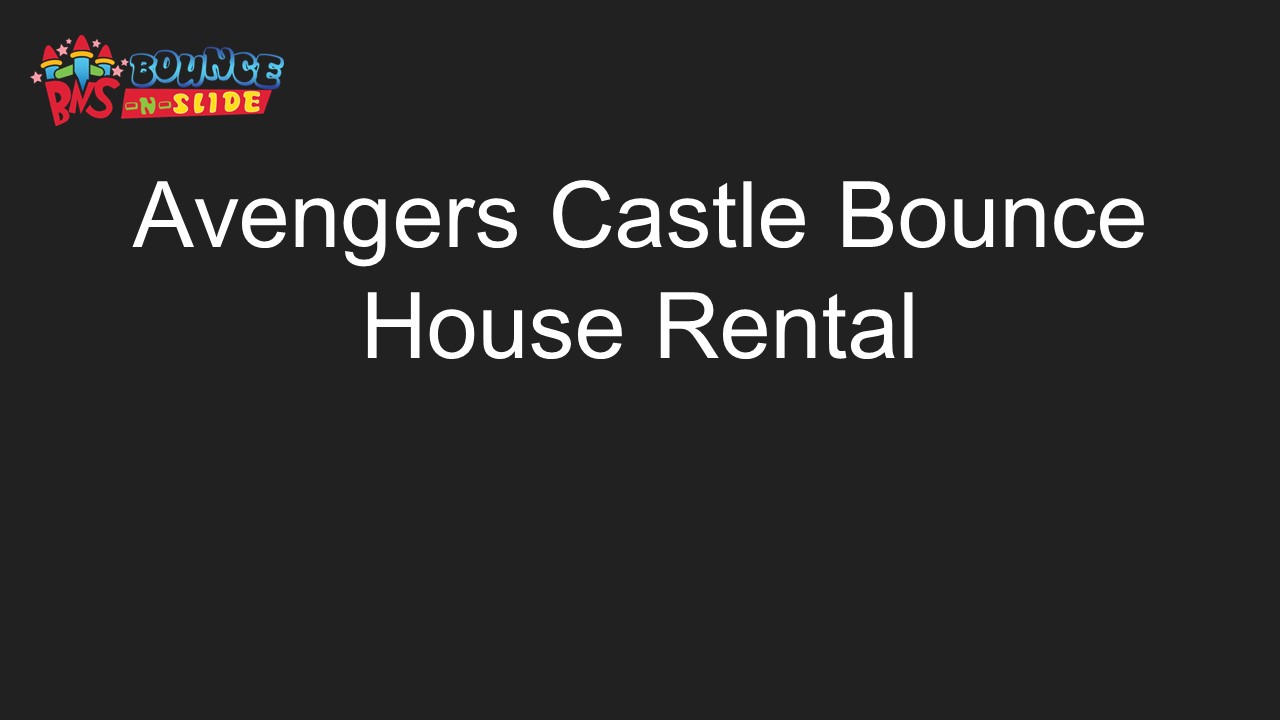 Avengers Castle Bounce House Rental