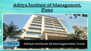 Aditya Institute of Management, Pune